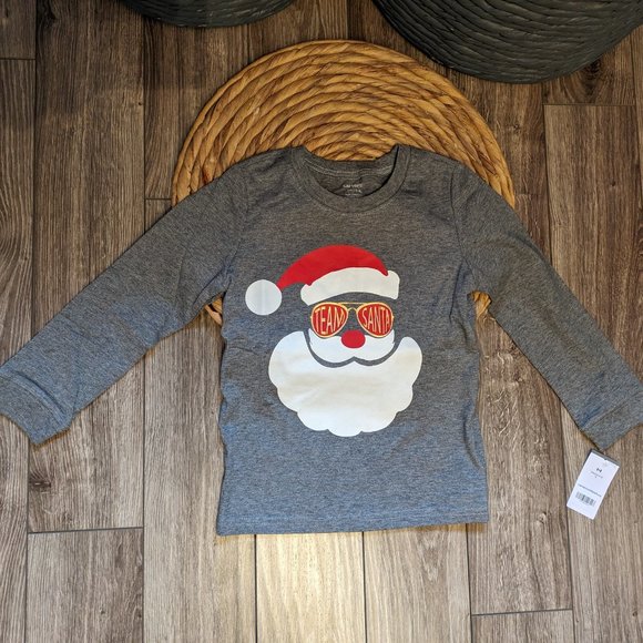 NWT 5T - Bundle of 2 - CARTER'S Christmas Long Sleeve Tees - Picture 6 of 9